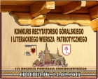 Konkurs Recytatorski Góralskiego i Literackiego Wiersza Patriotycznego w Chochołowie