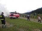 Ćwiczenia pożarnicze w miejscowości Habovka w Republice Słowackiej